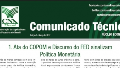 COMUNICADO TÉCNICO: NÚCLEO ECONÔMICO / MARÇO 2017