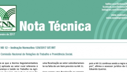 NOTA TÉCNICA: COMISSÃO NACIONAL DE RELAÇÕES DO TRABALHO E PREVIDÊNCIA SOCIAL / FEVEREIRO 2017