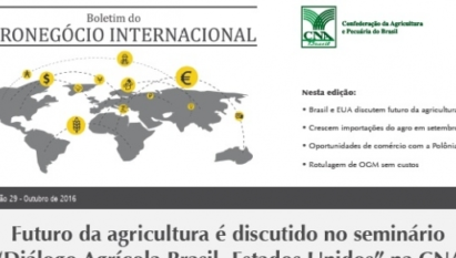 BOLETIM DO AGRONEGÓCIO INTERNACIONAL / OUTUBRO DE 2016
