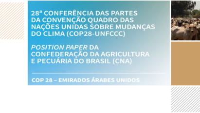 POSITION PAPER DA CONFEDERAÇÃO DA AGRICULTURA E PECUÁRIA DO BRASIL