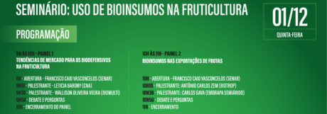 Seminário: Uso de Bioinsumos na Fruticultura