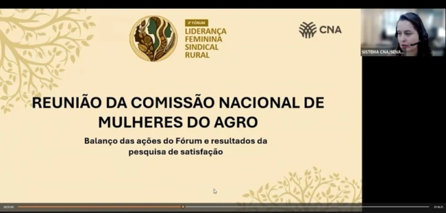 Comissão Nacional das Mulheres do Agro da CNA debate empreendedorismo e liderança feminina