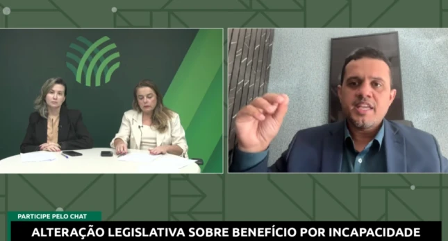 Em live, CNA aborda mudanças em benefícios previdenciários por incapacidade  
