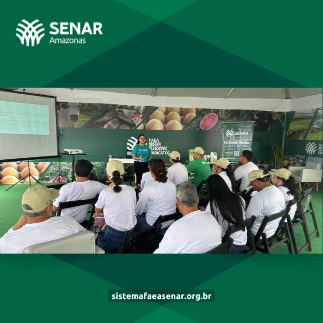 Senar Amazonas promove dez oficinas técnicas durante a X Feira de Agronegócios Nilton Lins