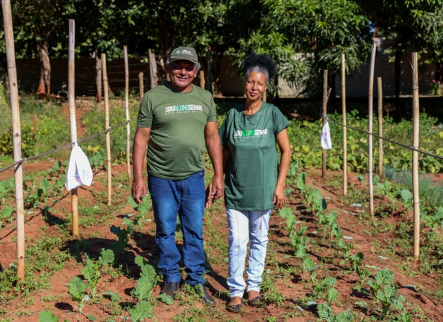 Senar/MS ajuda casal de produtores a abandonar o fiado e recuperar a renda da horta