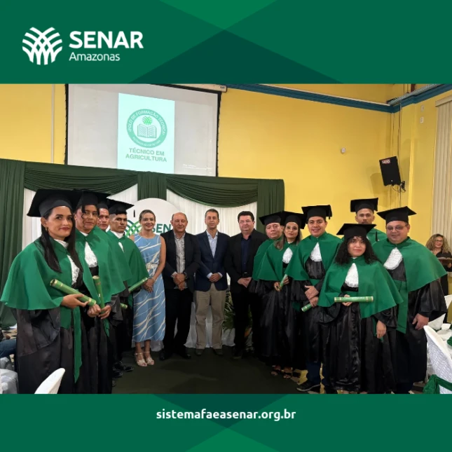 Senar Amazonas forma novos técnicos em agricultura no município de Itacoatiara