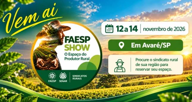 Faesp Show coloca pequenos e médios produtores no centro do agronegócio paulista