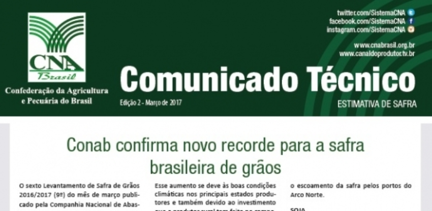 Comunicado tecnico estimativa safra 0 275086002015149120881