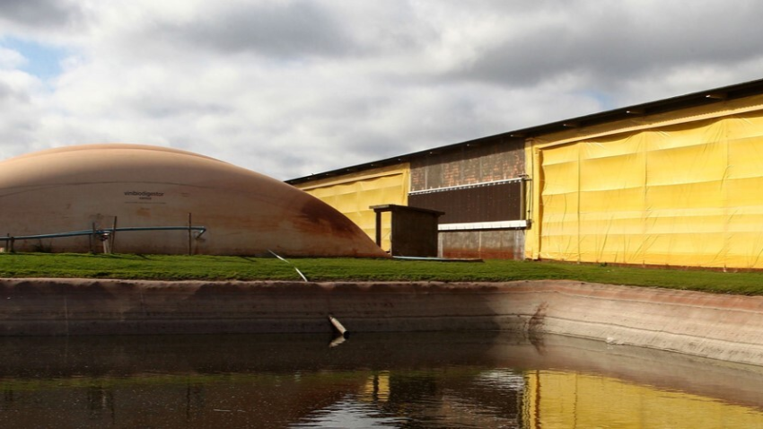 Biogas site