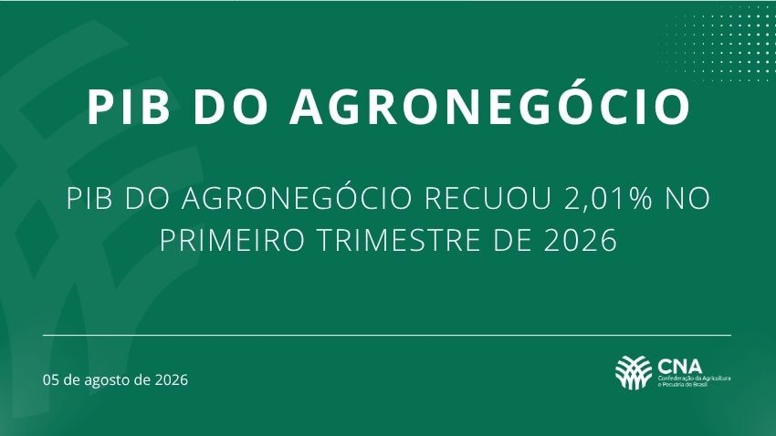 PIB do Agronegocio Agosto 2026