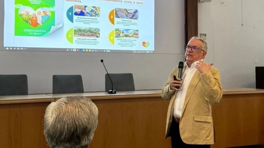 Senar apresenta Programa Saúde no Campo no Instituto de Higiene e Medicina Tropical em Portugal    