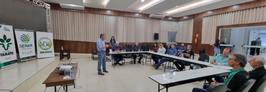 Conhecendo o Senar-MT é realizado em Água Boa e reúne mais de 10 presidentes