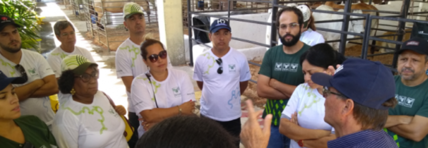 Turma do Curso Técnico em Agronegócio de Salvador visita a FENAGRO
