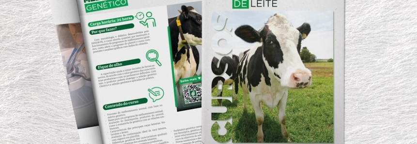 Cartilha reúne cursos de bovinocultura de leite do Senar-PR