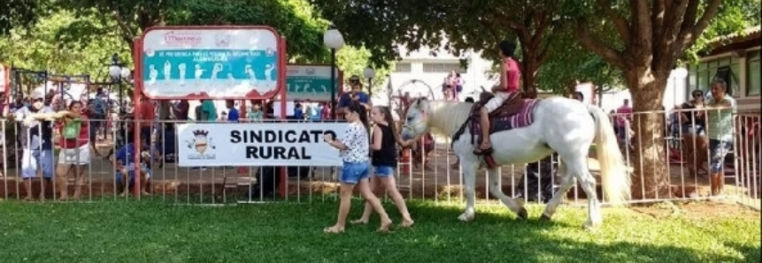 Sindicato Rural leva diversão e cultura às crianças na rua da alegria