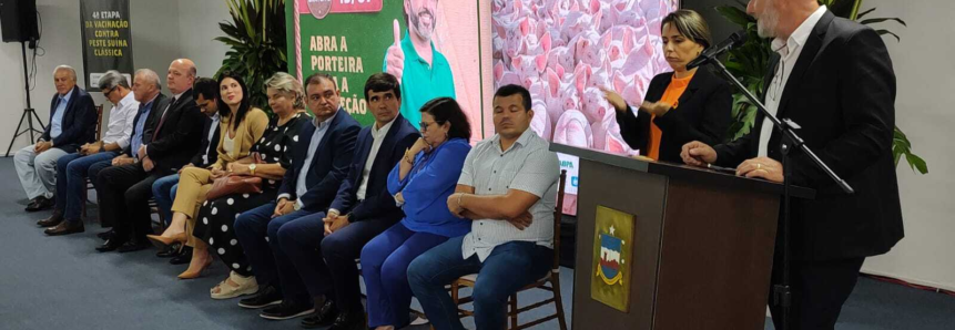 CNA participa em Alagoas do lançamento da 4ª etapa de vacinação contra Peste Suína Clássica