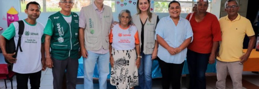 ​Comunidade Itapéua, em Coari, recebe ação de saúde preventiva do Senar Amazonas