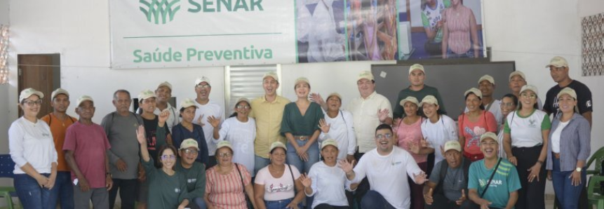​Senar Amazonas, em parceria com Sindicato Rural, promove Ação de Saúde Preventiva na Comunidade São Francisco, em Tefé