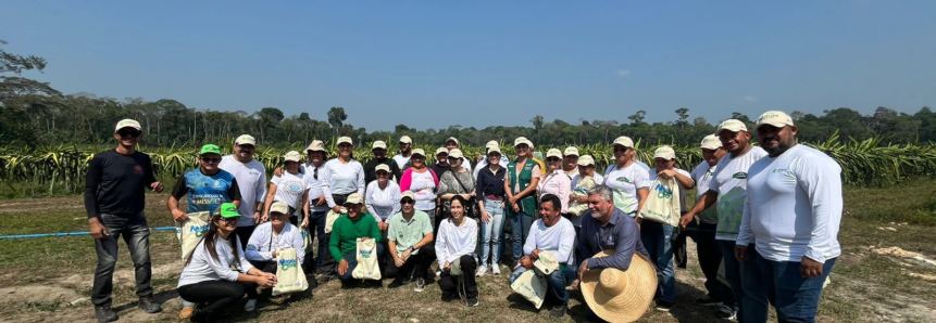 ​​Senar Amazonas promove, em convênio com o Sebrae/AM, Dia de Campo na ‘Toca da Pitaya’, na estrada de Rio Preto da Eva