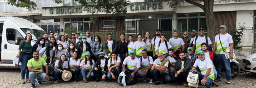 Aulas externas dos três cursos técnicos do SENAR Rio agitam o sábado no polo de Campos