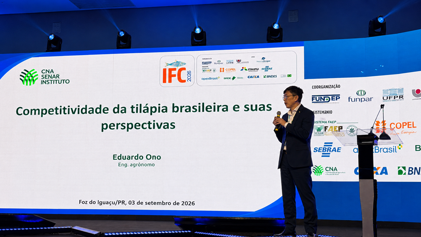 CNA destaca competitividade da tilápia brasileira no IFC 2026