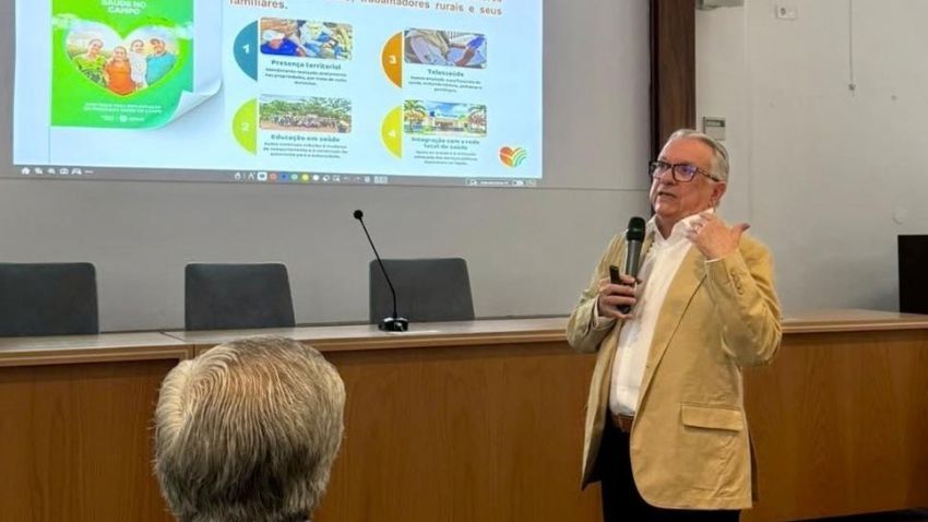 Senar apresenta Programa Saúde no Campo no Instituto de Higiene e Medicina Tropical em Portugal    